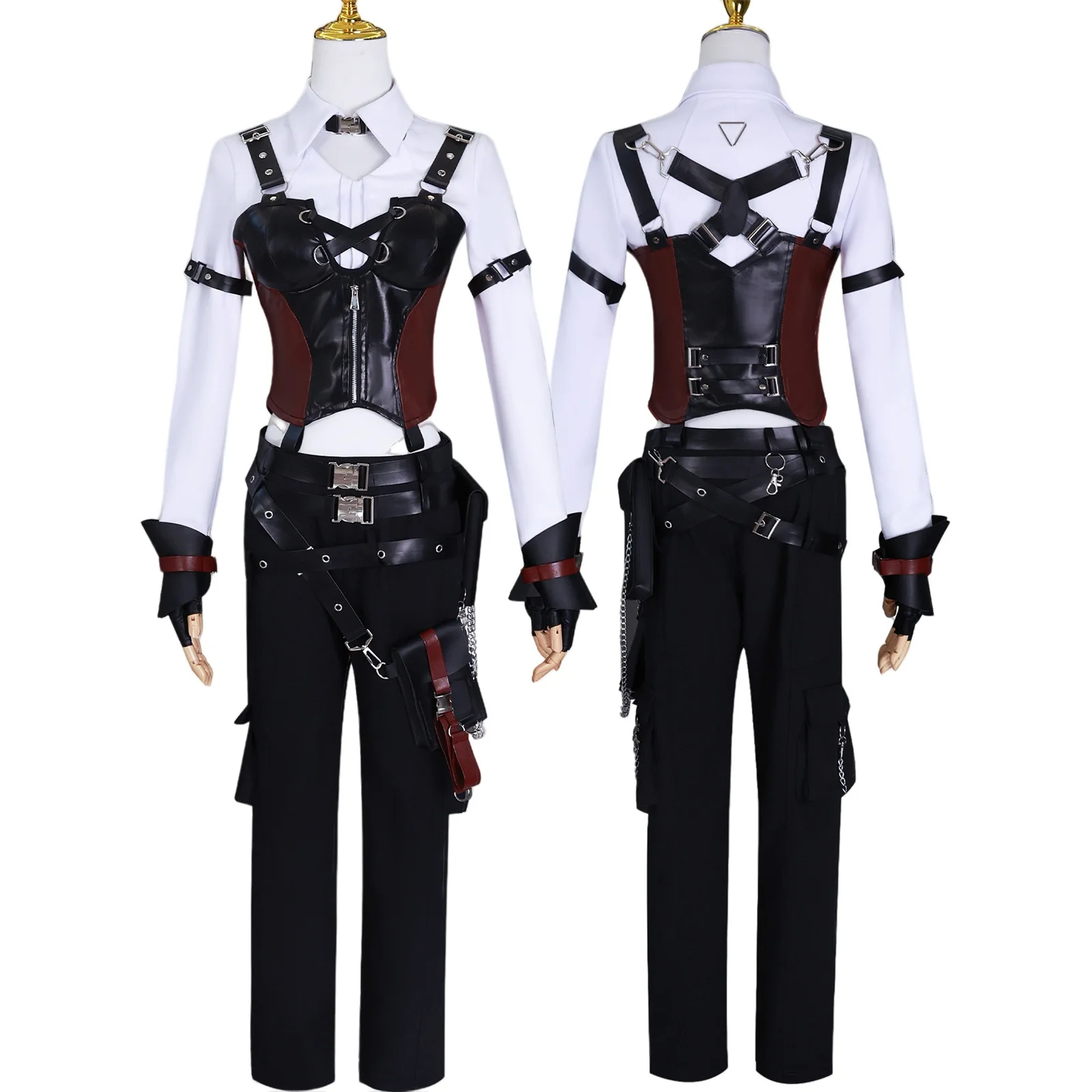 Anime Spiel Liebe und Deep Space Cosplay Kostüm Heldin Uniform Cosplay Performance Kleid Halloween tägliche Party Outfit