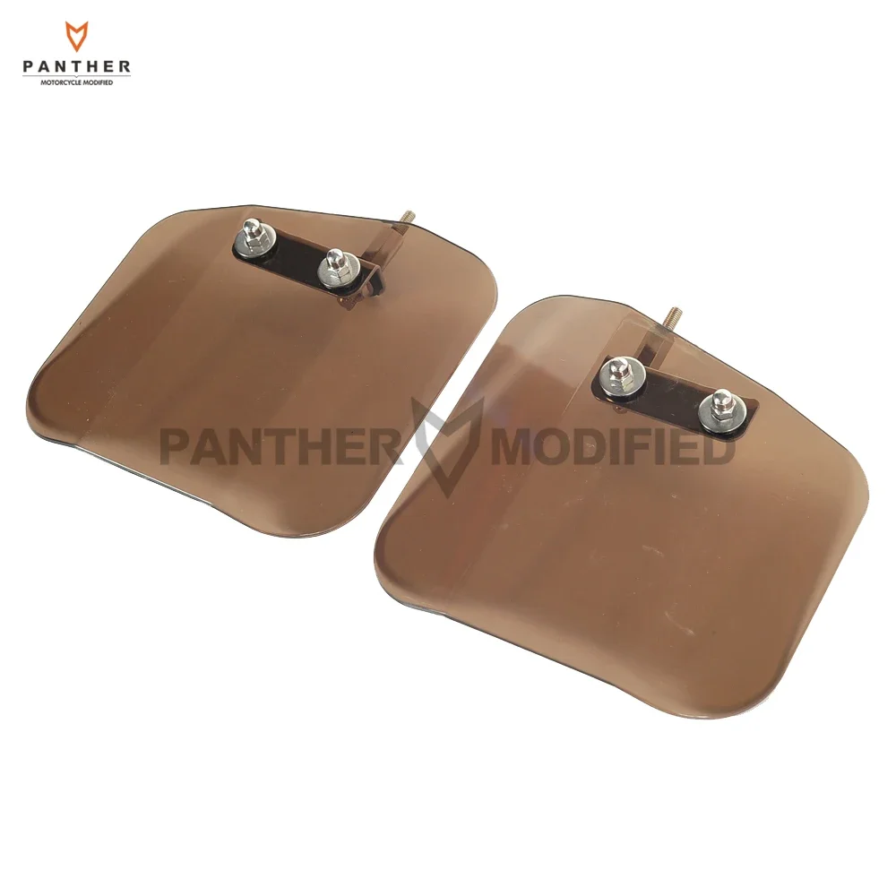 

Smoke Motorcycle Mirror Mount Wind Deflectors Shield Case for HONDA Goldwing GL1800 F6B 2013 2014 2015 2016