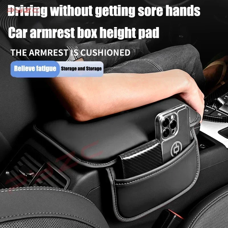 For Citroen C4 C5 C3 Car Armrest Box Pad Center Console Arm Rest Storage Pocket  Auto Accessories - view 5