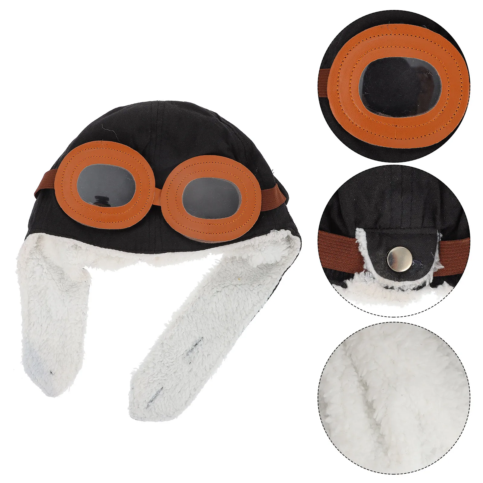 

1Pcs Kids Winter Hat Warm Cotton Children Hat Pilots Design Fashionable Unisex Headwear for Cold Weather Outdoor Indoor Use