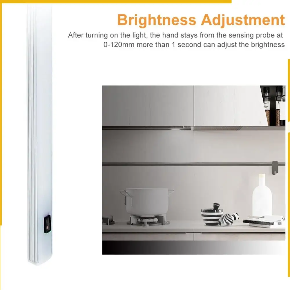 

A92P 5V USB LED Strip Desk Lamp Hand Switch Motion Sensor Lamp Study Room Under Cabinet Kitchen Lights