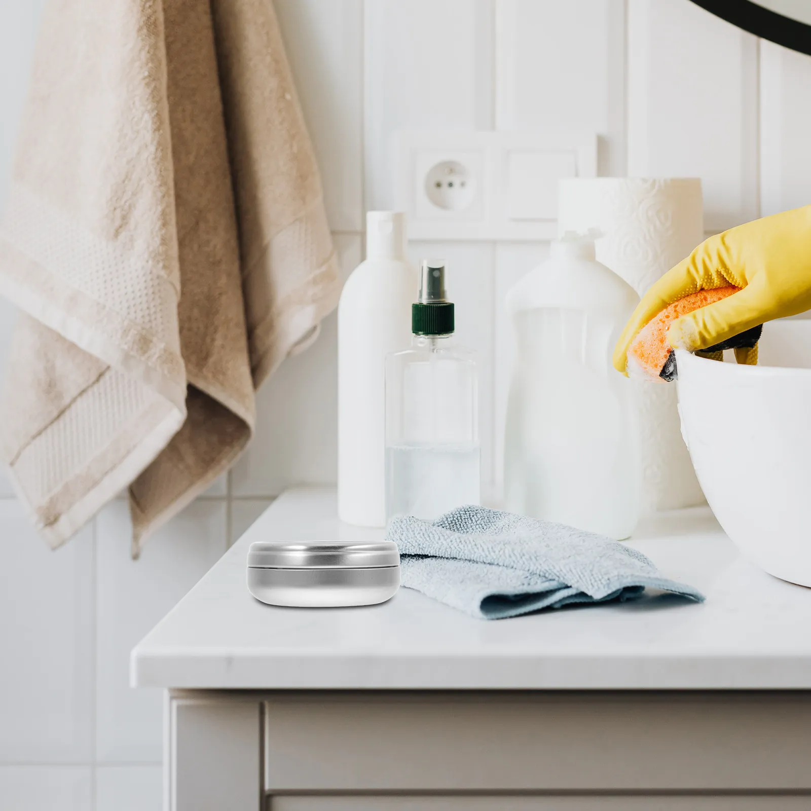 

Пустая алюминиевая банка, круглая герметичная банка, маленький жестяной контейнер для ароматизированного бальзама для губ DIY, креативного хранения специй и чая, металлическая жестяная коробка