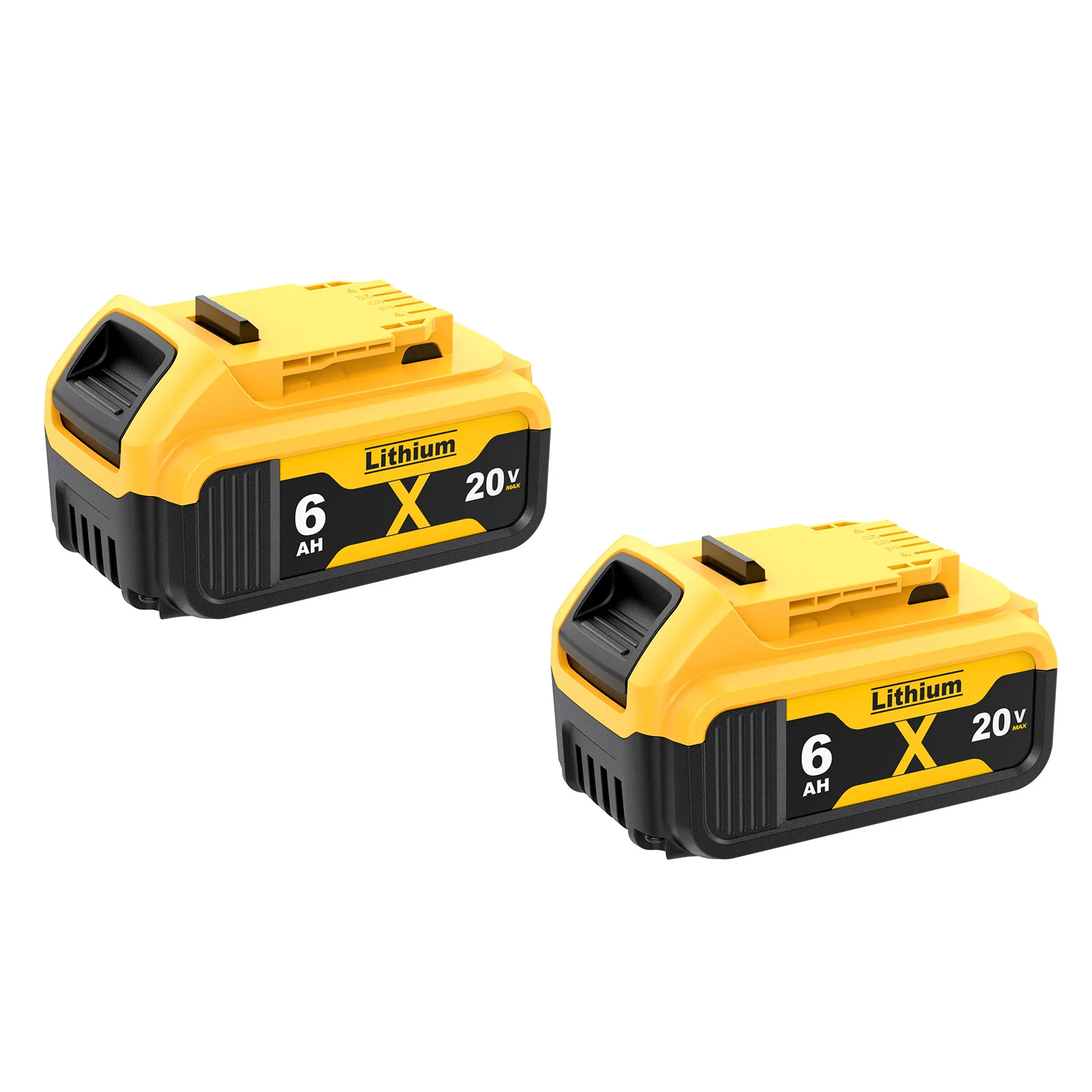 6000mAh Voor Dewalt DCB200 20V Batterij DCB205 DCB206 DCB209 DCB181 DCB182 Vervanging Power Tool Lithium Batterijen met 6A Lading