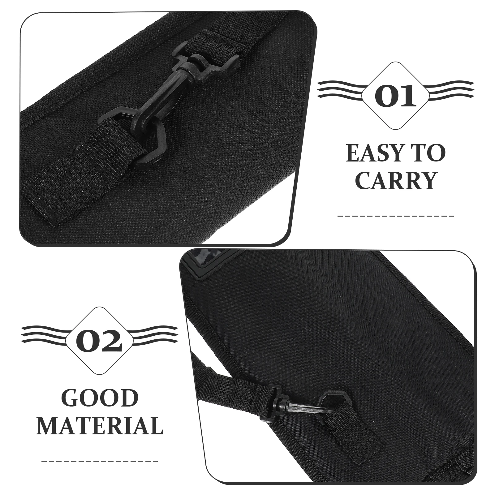 

Travel Bag Drum Stick Drumstick with Shoulder Strap Suitcase Black Oxford Cloth