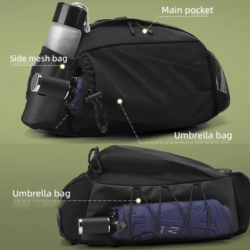 

Вместительная поясная сумка для альпинизма, легкая уличная сумка-бананка для походов, кемпинга, рыбалки, путешествий, поездок на работу, универсальная нагрудная сумка