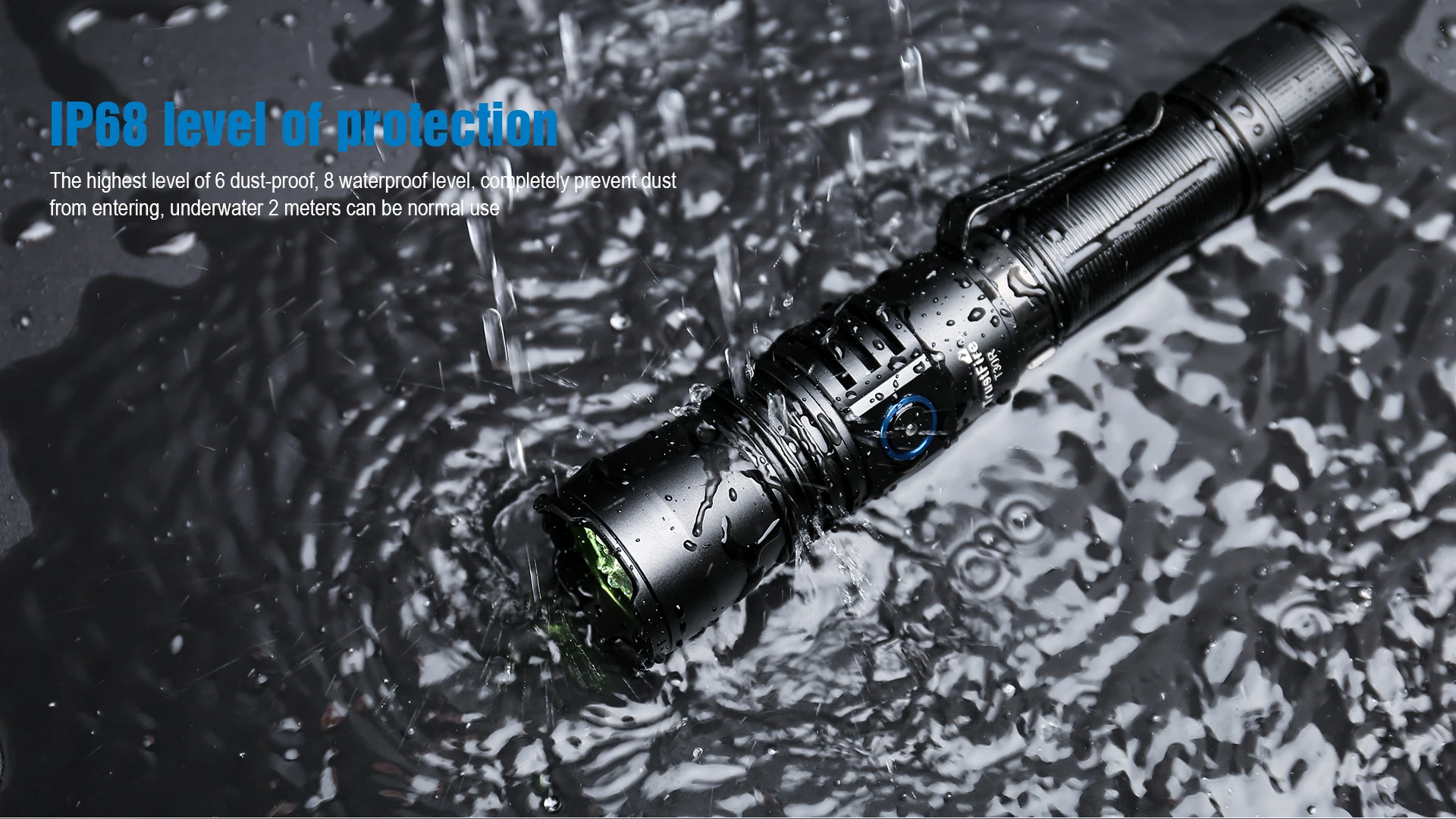 Trustfire T30R LEP Tactical Flashlight 460Lumen La-ser 1100M High Power Led USB Flashlight 18650 Rechargeable Self Defense Torch