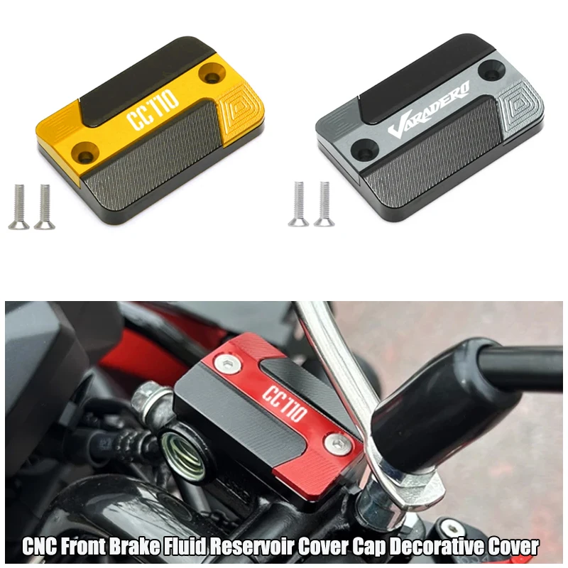 MOTO Accessories Front Brake Clutch Fluid Reservoir Tank Cover Cap For HONDA Varadero XL1000 XL125 XL 1000 125 V CC110 Cross Cub