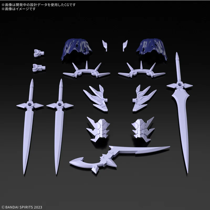 Bandai Original 30MF CLASS UP ARMOR LIBER ASSASSIN SLASH Genuine Mobile Suit Anime Action Figure Assembly Model Collectible Toy