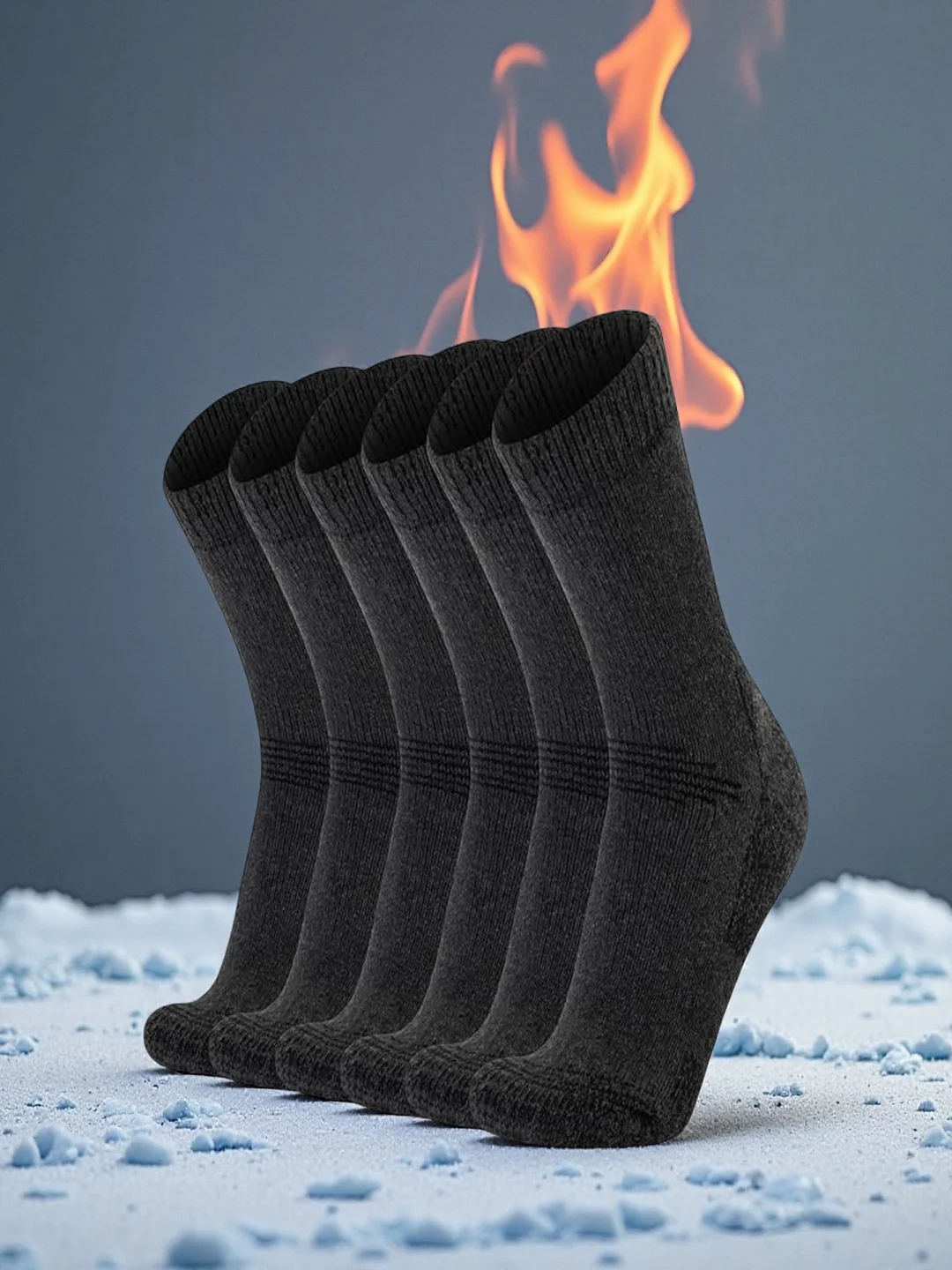 

Men's Merino Wool Hiking Cushion Socks Outdoor Wool Socks - Men's and Women's 3-Pair Pack