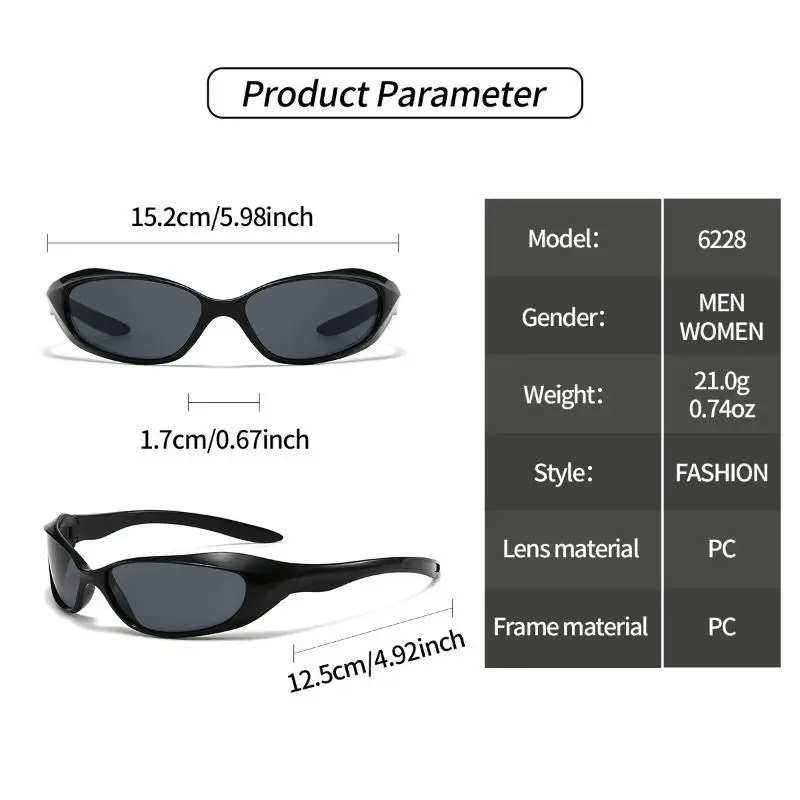Gafas de Sol Deportivas y de Ciclismo Estilo Y2K Sc03b20c7d0b24484a4fee8fec0bf7b67m