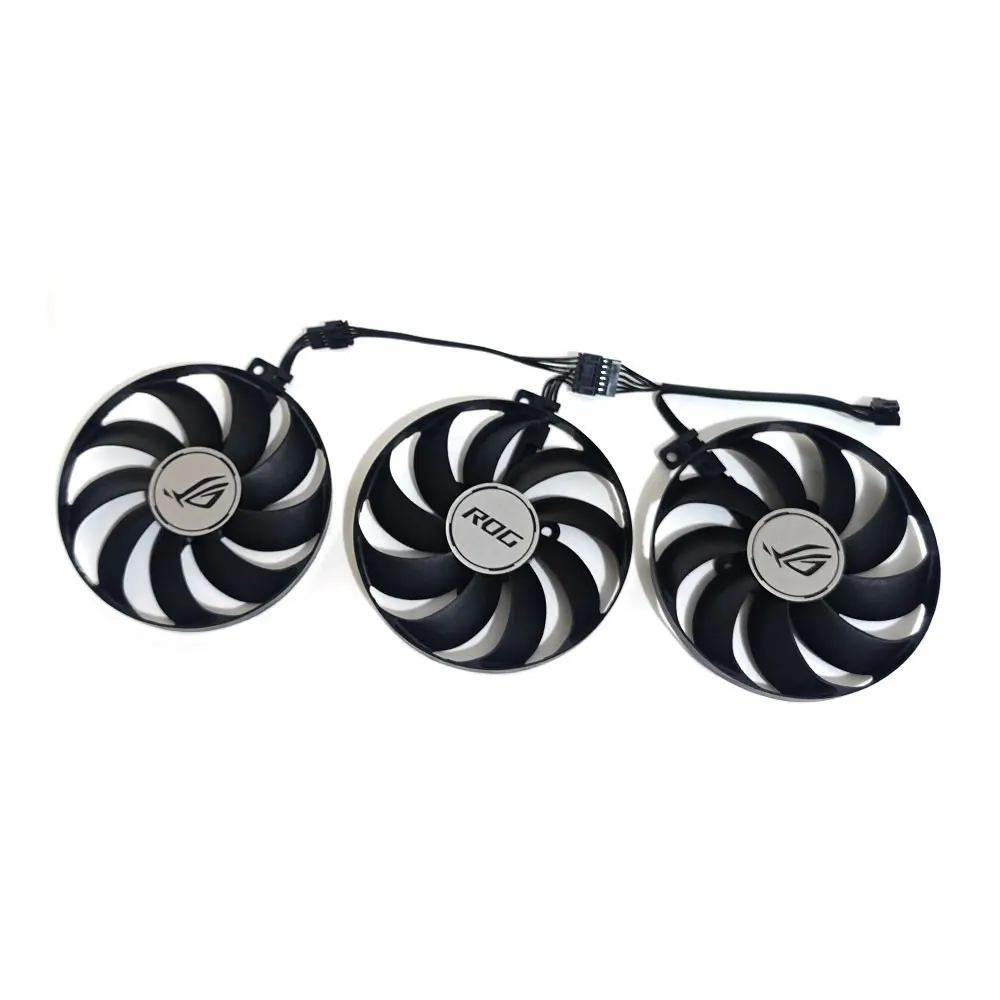 NEW 3FAN 88MM 7PIN CF9010U12S T129215SU FDC10U12S9-C Video card cooling fan，For ASUS ROG Strix RTX 3050、RTX 3060