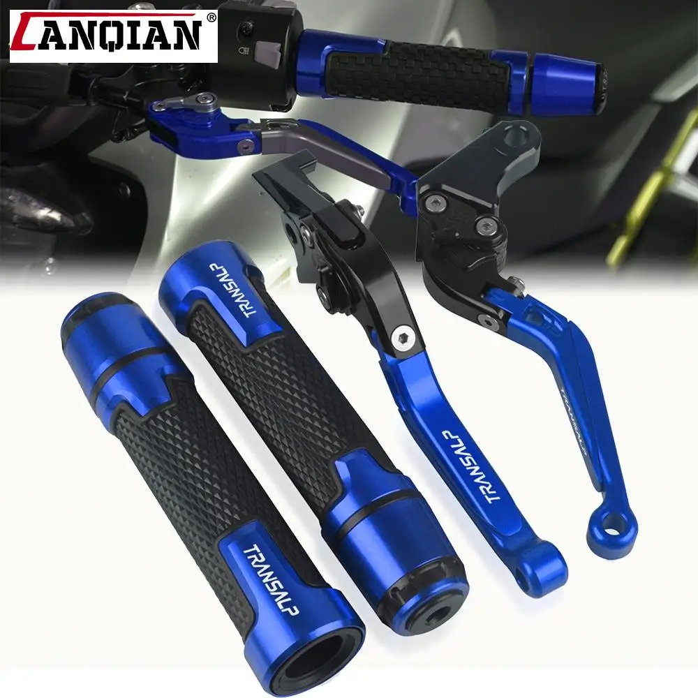 

For Honda TRANSALP 600VH VJ VK VL VM VN VP VR VS VT VV VW VX Motorcycle Accessories Brake Clutch Levers Handlebar Hand Grips end