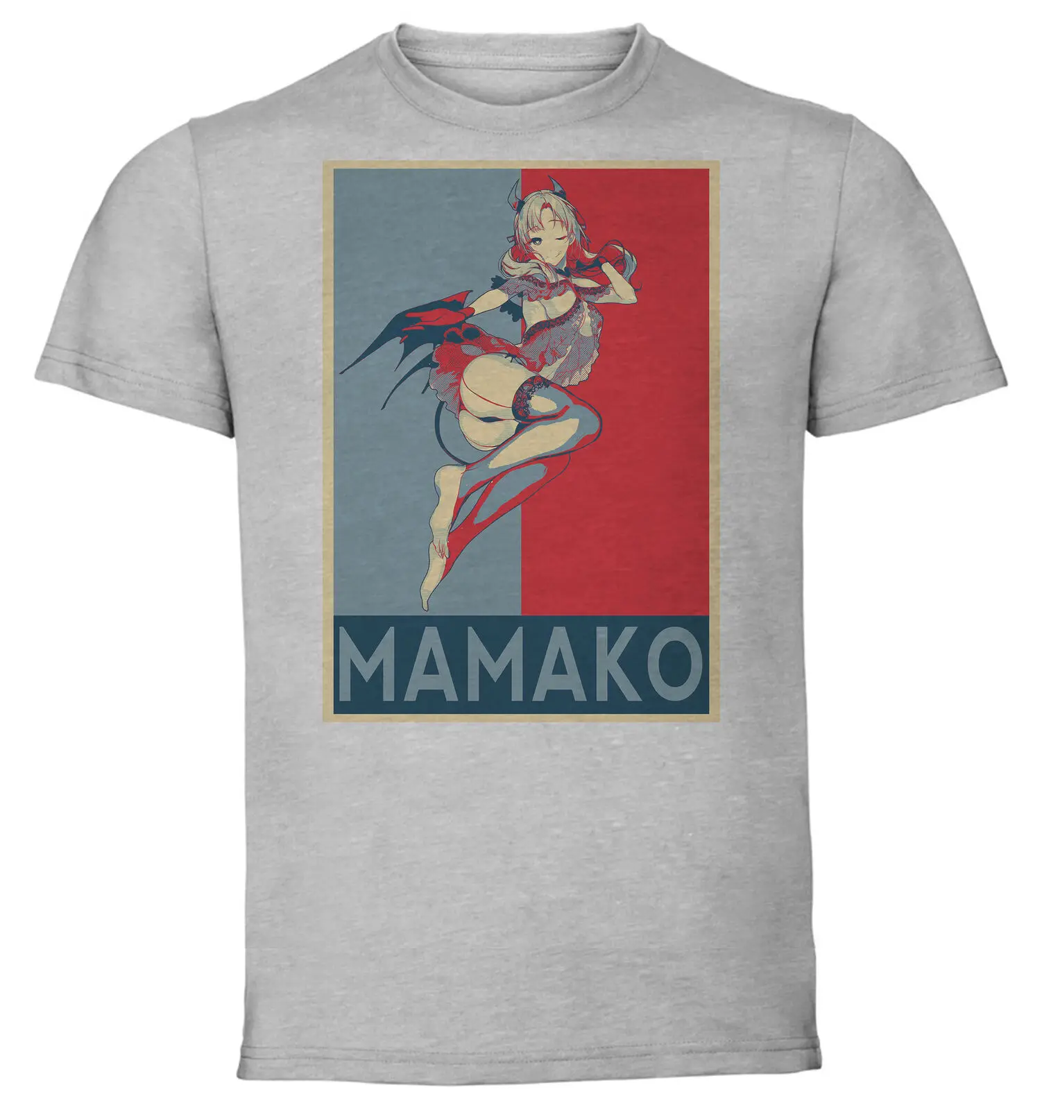 Okaasan Online เสื้อยืด mamako okaasan ปีศาจเซ็กซี่ unisex