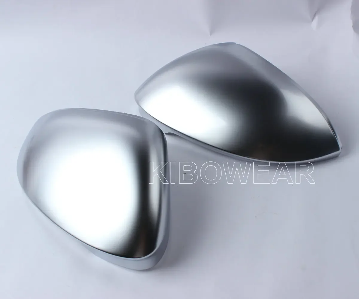 Matte Chrome Side Wing Mirror Caps For VW Golf 8 VIII MK8 GTI GTD GTE R Covers Silver 2020 2021 2022 GTD