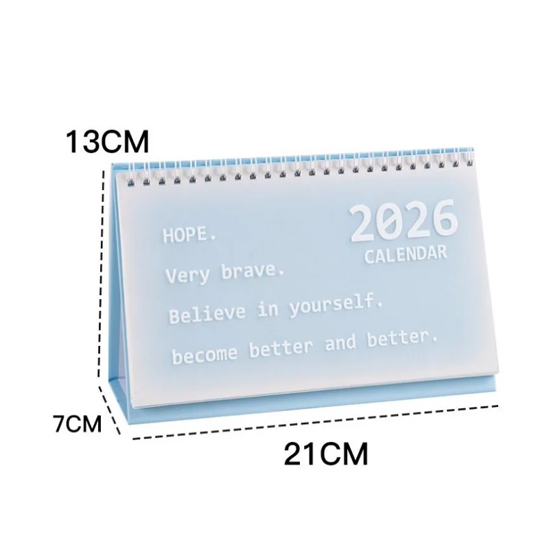 2026 Large Desk Calendar English Annual Daily Planner with To-Do List Monthly Time Management Book for Effective Organizing