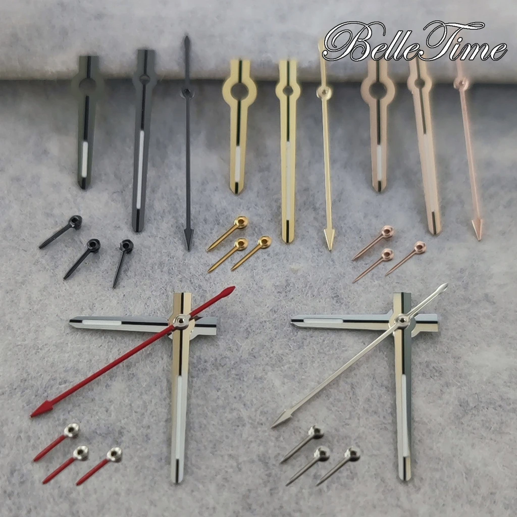 VK63 VK64 Quartz Movement High Quality 6Pins VK63A Watch Hands Silver Black Gold Rose Hands Green Luminous Watches Pointers
