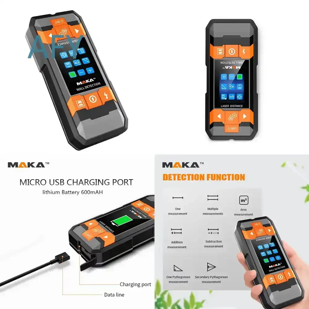 Electronic Multi-Function Wall Scanner for Stud Finder Detects Metal Wood Magnetic Studs All-in-One Wall Stud Finder Tool for