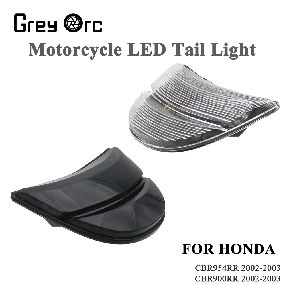 

For Honda CBR 954 CBR954 CBR954RR 2002 2003 CBR900RR CBR900 Motorcycle LED Rear Turn Signal Tail Stop Light Lamps Integrated