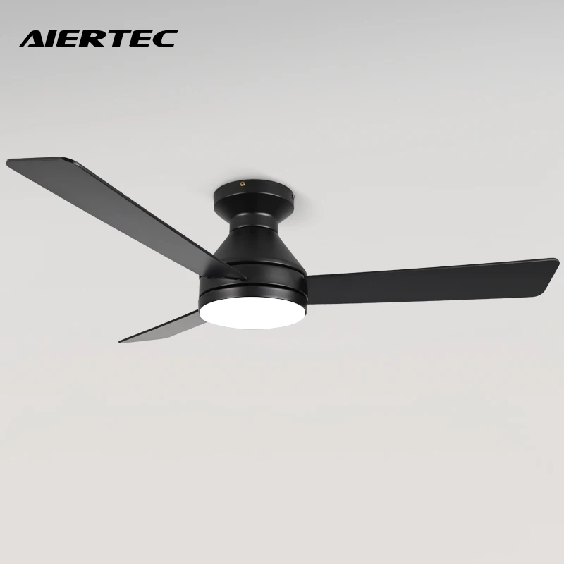 Modern 42 Inch LED Ceiling Fan With Smart Light For Home Living Room Bedroom And Bathroom