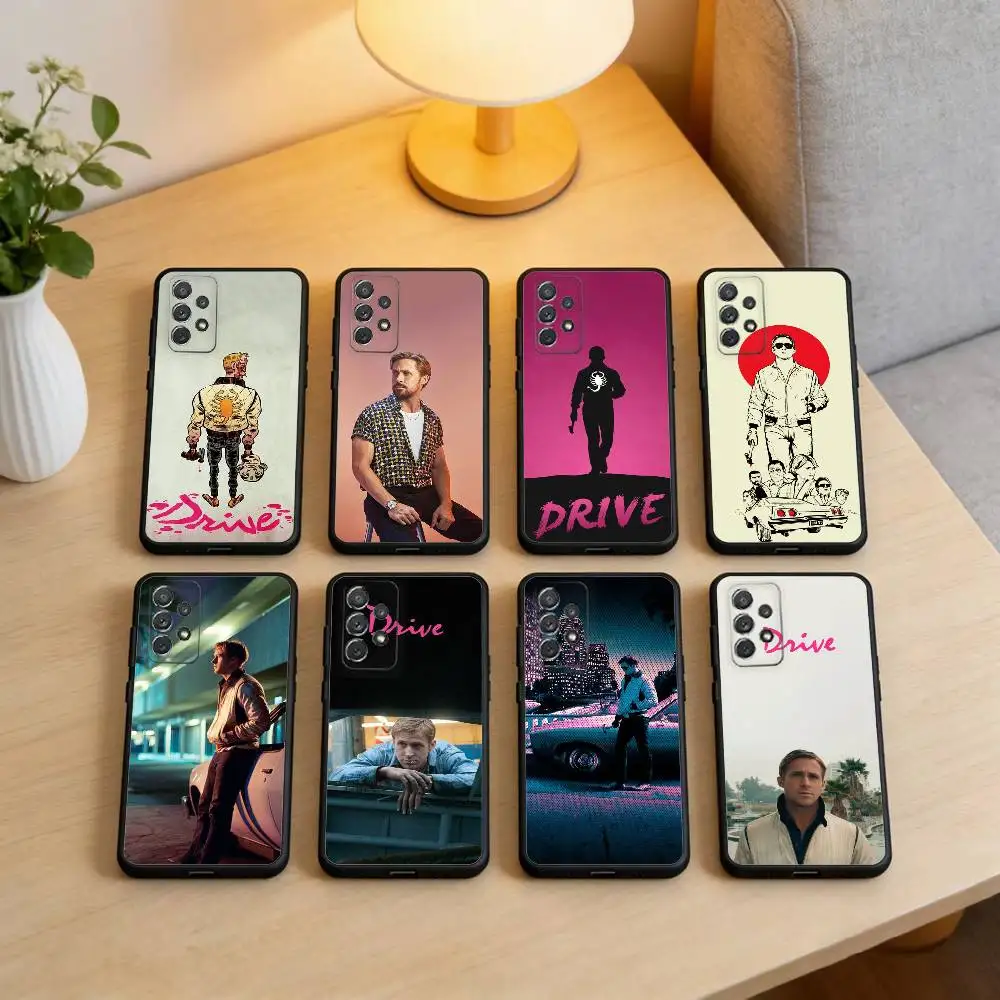 

Movie-Drive-Ryan-Gosling Phone Case For Samsung Galaxy A73,A72,A71,A70,A53,A52,A51,Soft Silicone Black Cover