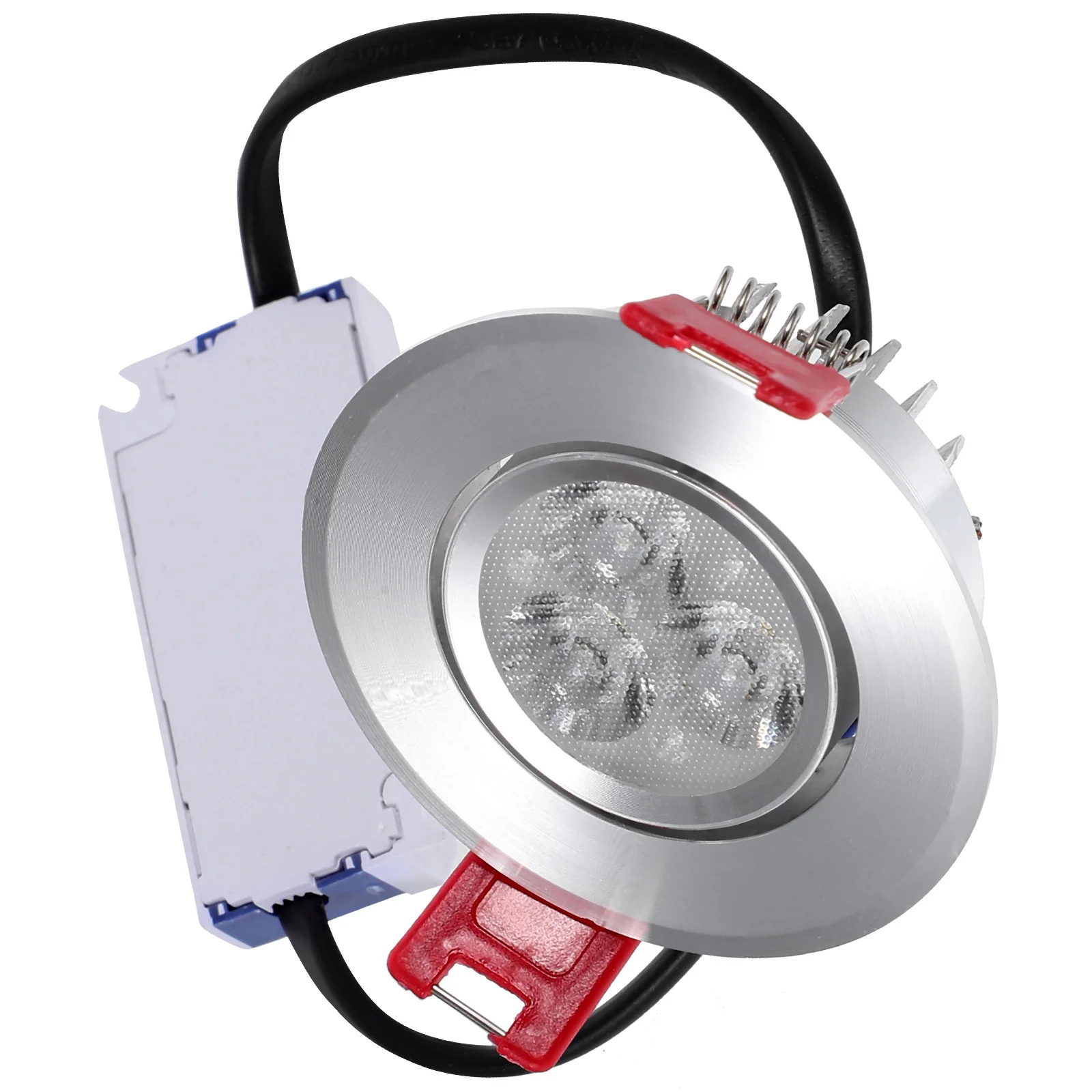 

3W 3 Led Recessed Ceiling Downlight Spot Lamp Adjustable For Home Office Store Cafe Hotel Exhibition Hall Durable Ceiling