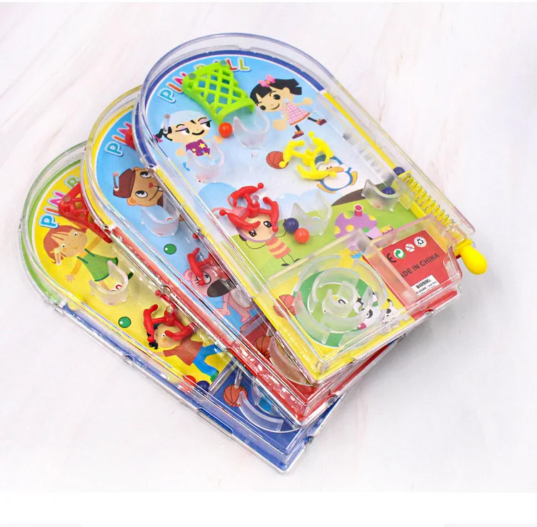 Cartoon Handheld Game Machine Toys Creative Pinball Disk Toys Handheld Walking Beads Maze Small Game Puzzle Toys Magic Maze