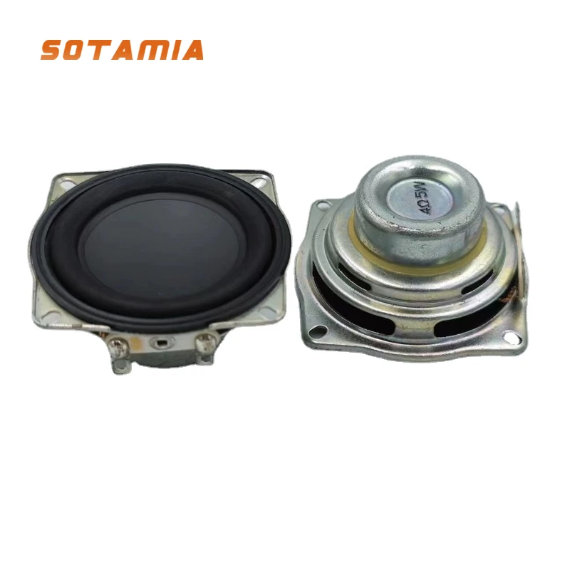 SOTAMIA 2Pc 1.5 Inch Neodymium Magnetic Full Range Speaker 4 Ohm 5W HIFI Speaker Loudspeaker for HM Harman Smart Bluetooth Audio