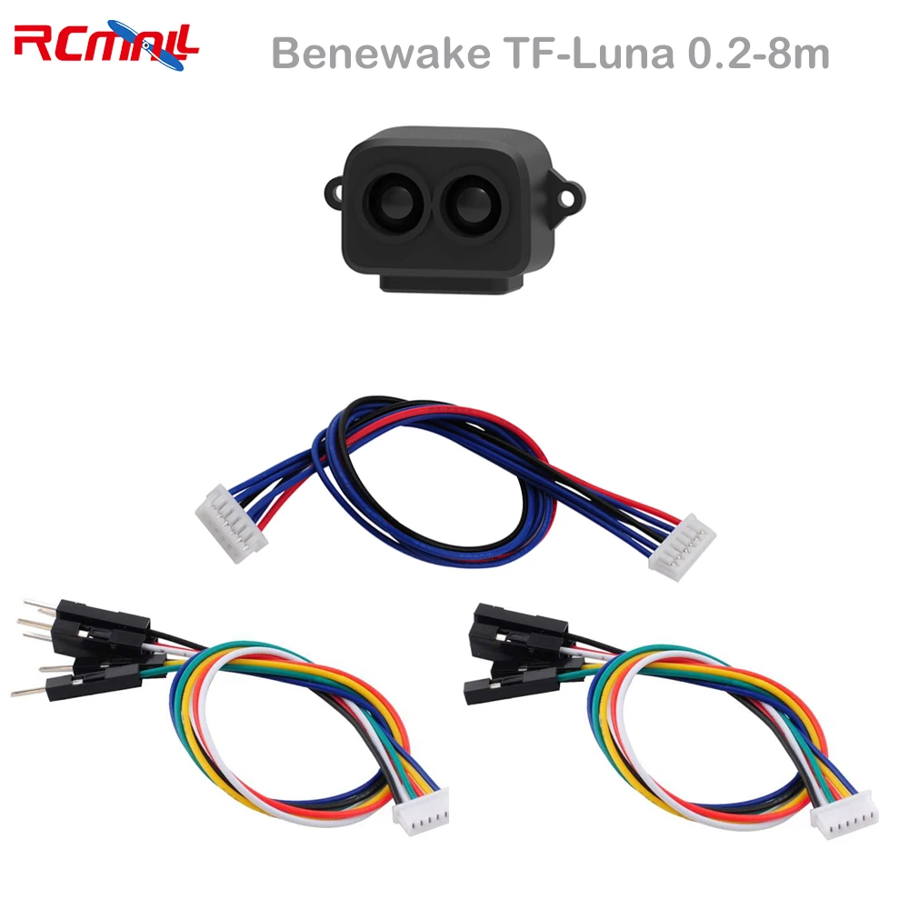 Benewake TF-Luna LiDAR Range Finder Module 5V UART IIC Interface 8m Single-Point Micro Ranging Sensor for Arduino Pixhawk