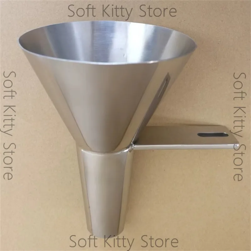 Stainless Steel Packaging Machine Dedicated Hopper, Lapel Forming Machine Spare Part, Bag Maker Receiving Hopper