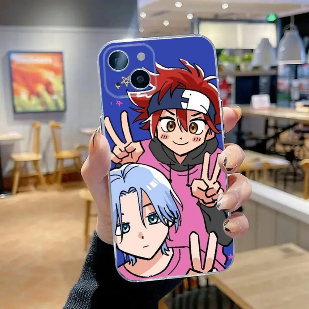 Anime Sk8 The Infinity Phone Case For iPhone 15,14,13,12,11 Plus,Pro,Max,XR,XS,X,7,8 Plus,SE,Mini Transparent Silicone Soft