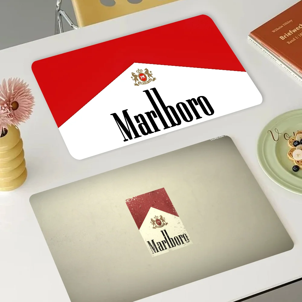 M-Marlboro LOGO Exquisite Kitchen Drain Pad Super Absorbent Dinnerware Placemat Desktop Decor Pads Drying Rug Bathroom Mat