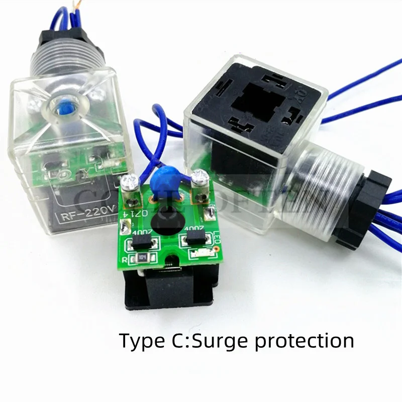 Picture 3: Half Wave Rectification Full Wave Rectification Hydraulic Valve Plug ACDC-220VB Coil Plug Rf Surge ProofTypeA