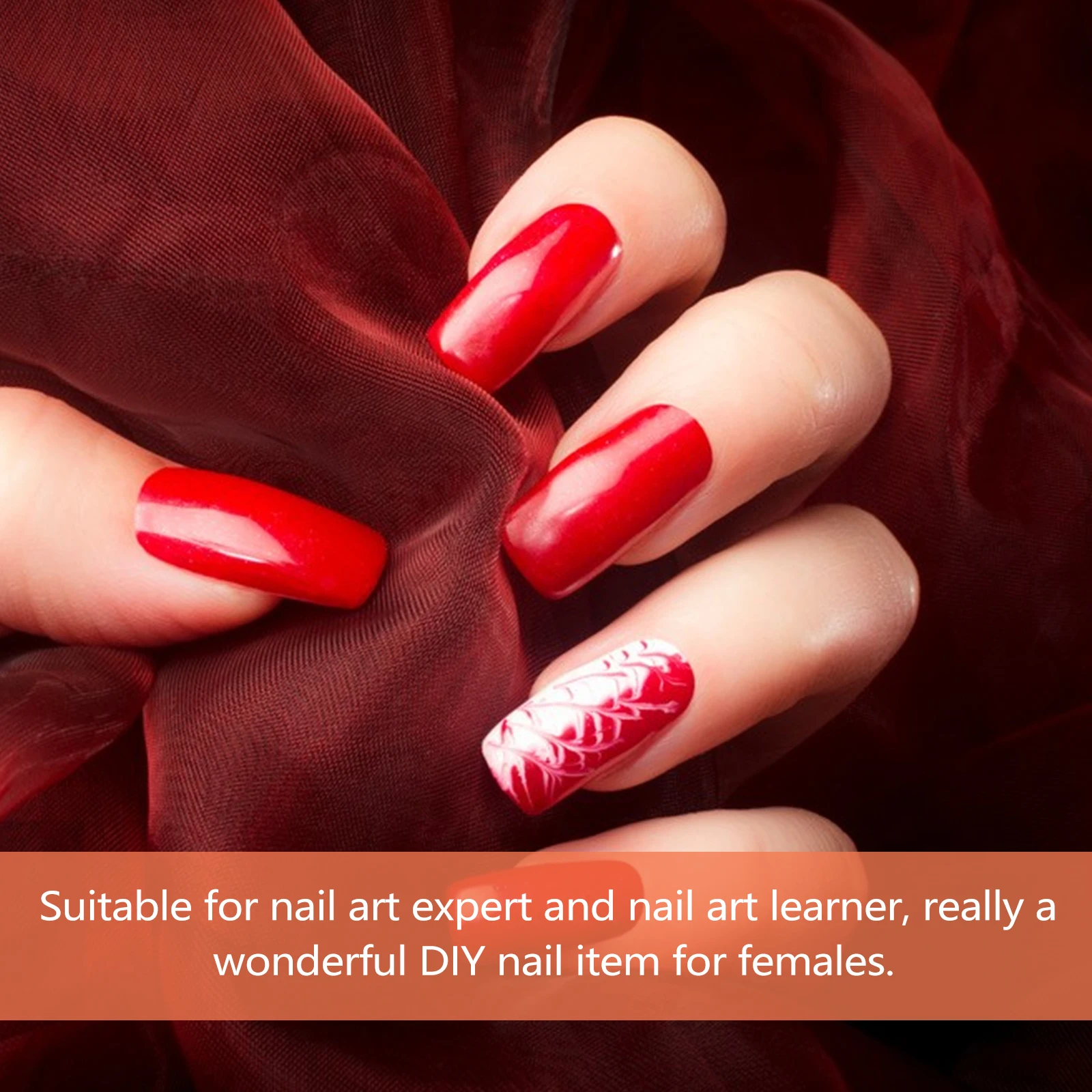 

120pcs Pure Color Red False Nail Tips Short Artificial Nails For Diy Nail Art Accessories Fake Nails Manicure Tools For Women