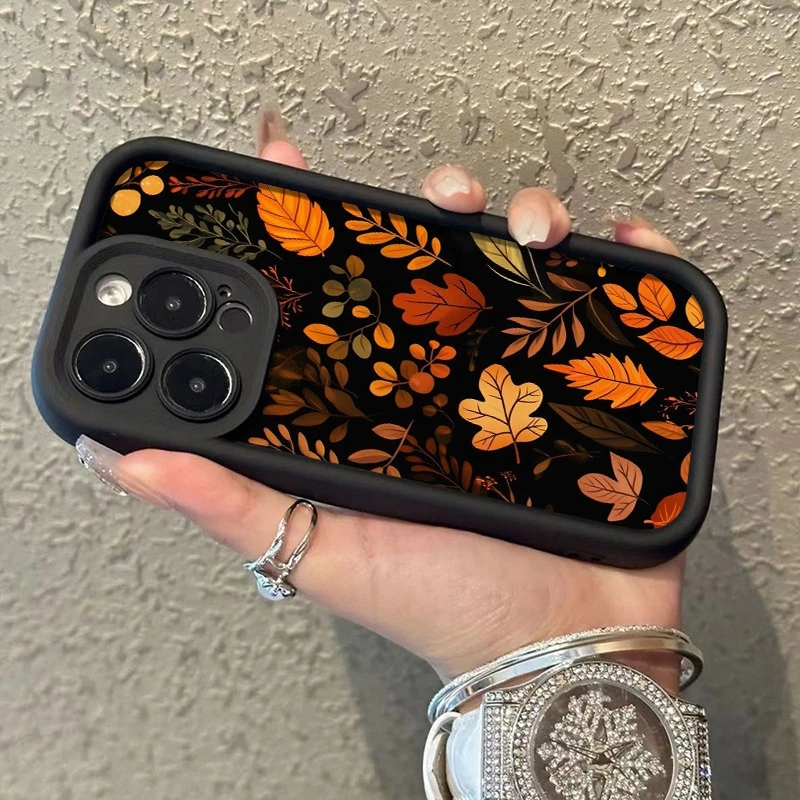 Para honra x9c x9a x8c x8b x8a x8 x7a x6b magia 6 5 400 lite 300 200 pro caso de telefone outono folhas padrão à prova de choque capa macia