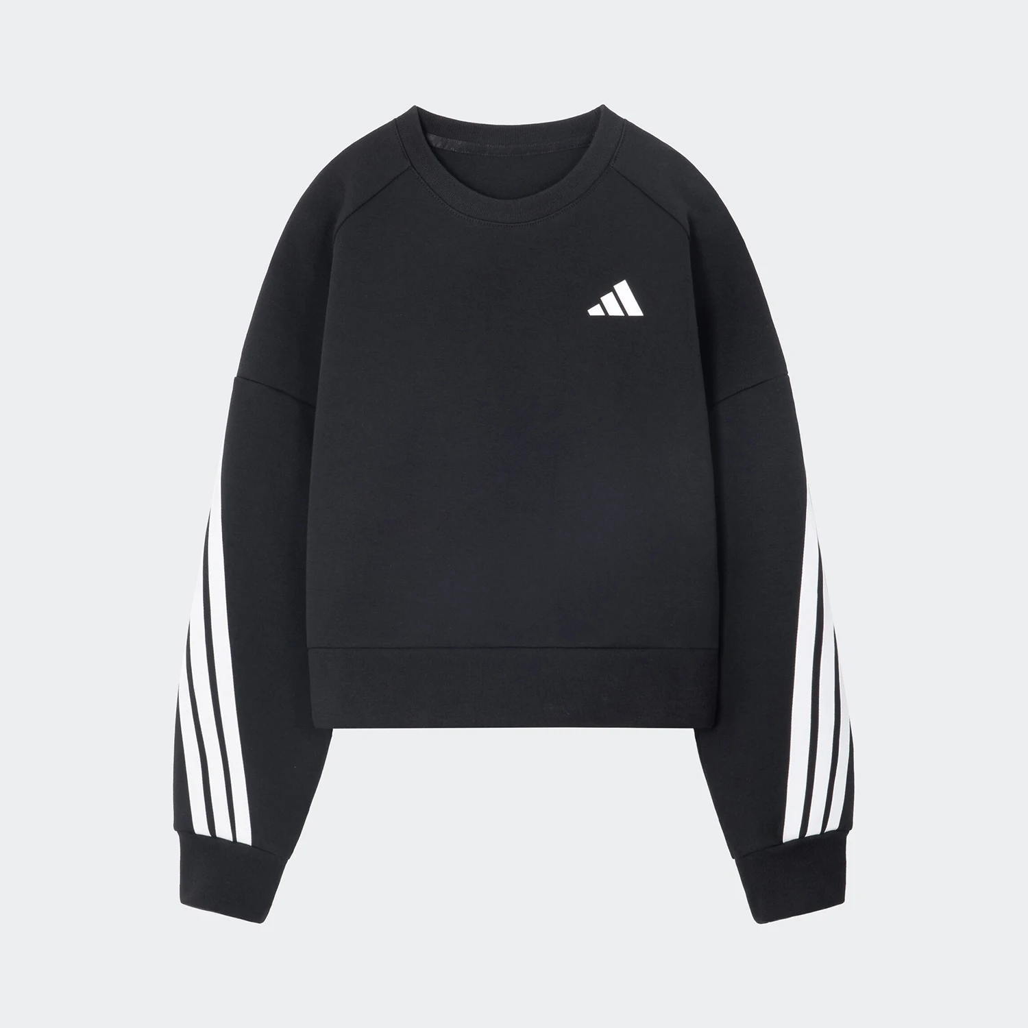

Спортивная толстовка Adidas Authentic Simple Big Kids свободного кроя с длинными рукавами и круглым вырезом KC1564