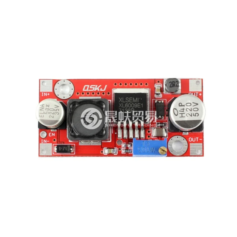 Placa ajustável do poder do impulso do DC-DC, módulo do poder, tensão constante, 5V, 32V, 6V, 50V, XL6009