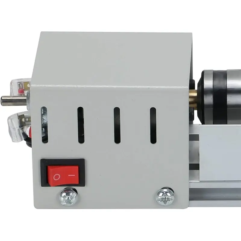 A74E-Multi-Purpose Mini Lathe 12-24V 96W Compact Metalworking Tool For Educational For DIY CNC Machining