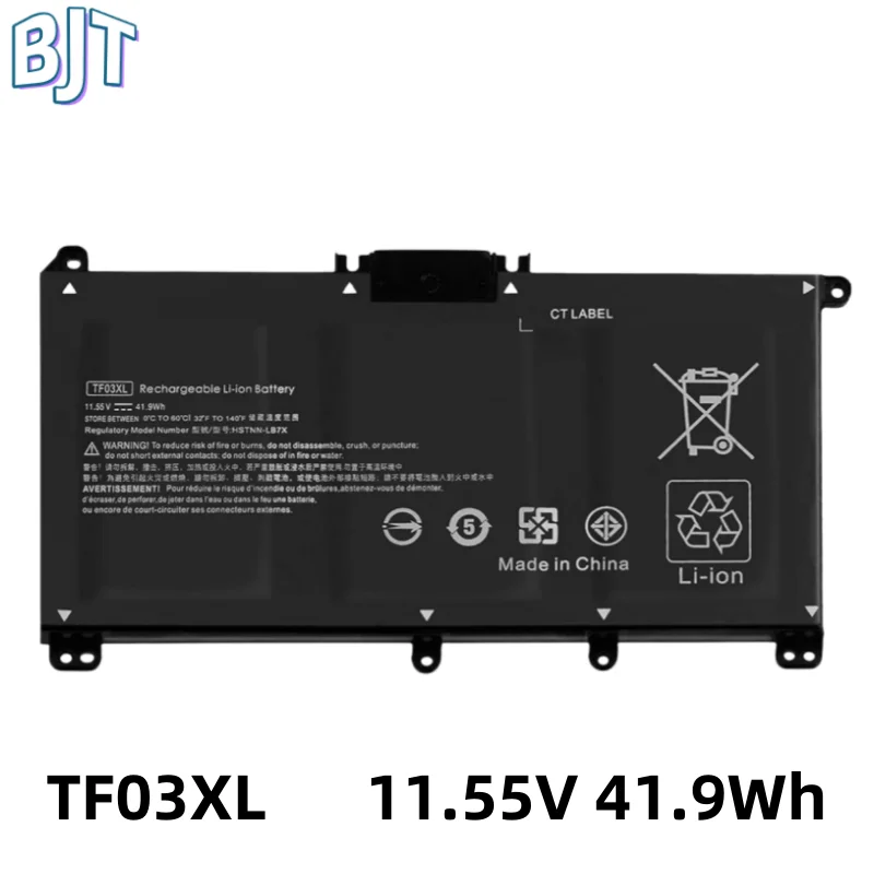 

11.55V 41.9Wh New TF03XL Laptop Notebook Battery For HP Pavilion 15-CC 15-CD 17-AR TPN-Q188 HSTNN-LB7X HSTNN-LB7J 920070-855