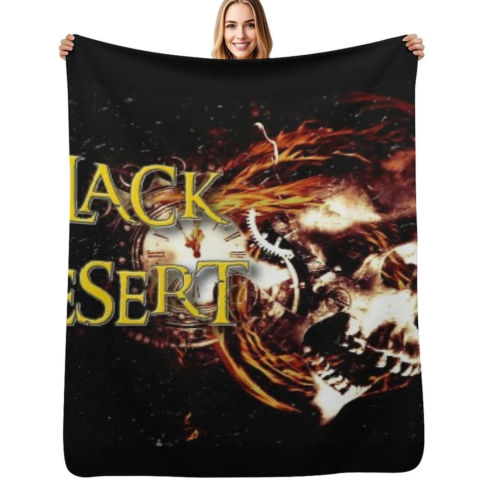 

Black desert Throw Blanket Giant Sofa Quilt Single Vintage Blanket