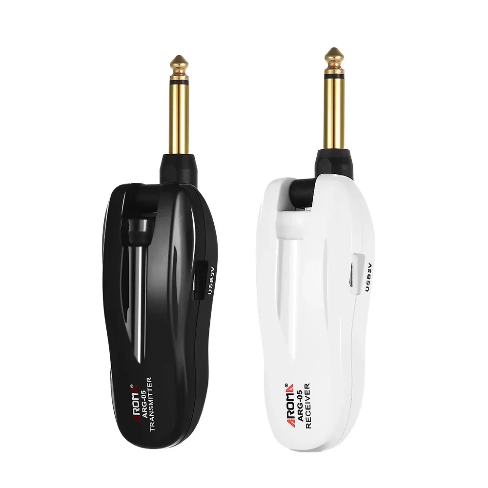 5.8G Aroma Arg-05 Guitar Wireless System Audio Transmission with Transmitter Receiver Rechargeable Battery for Guitars Bass