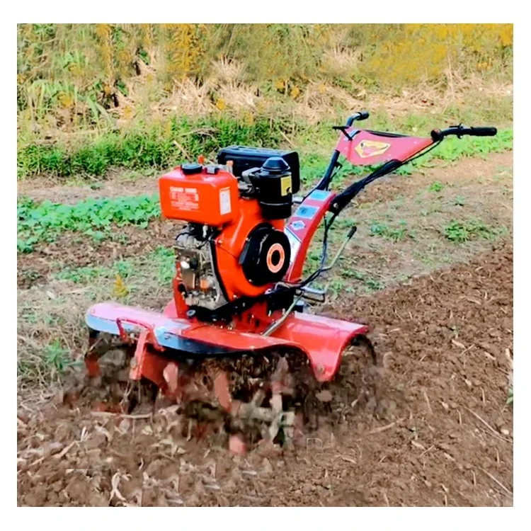 

【Hot】Rotary Cultivator Gas-oline Gear Structure Mini Power Tiller 7hp