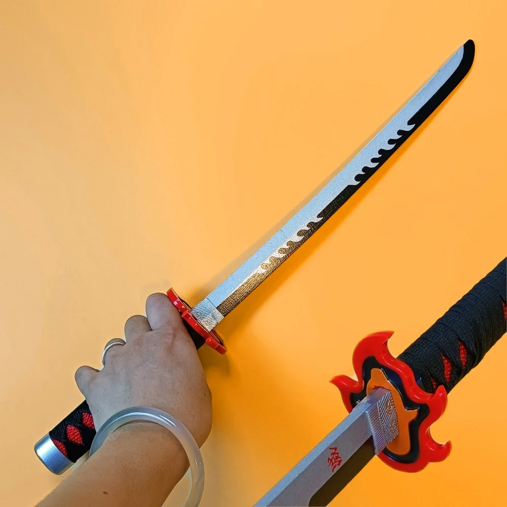 16 بوصة 42 سنتيمتر كاتانا أنيمي تأثيري الدعامة النينجا سكين الساموراي البلاستيك سكين النينجا صابر السيف الحقيقي اليابانية كاتانا لعبة غير حادة هدية #1