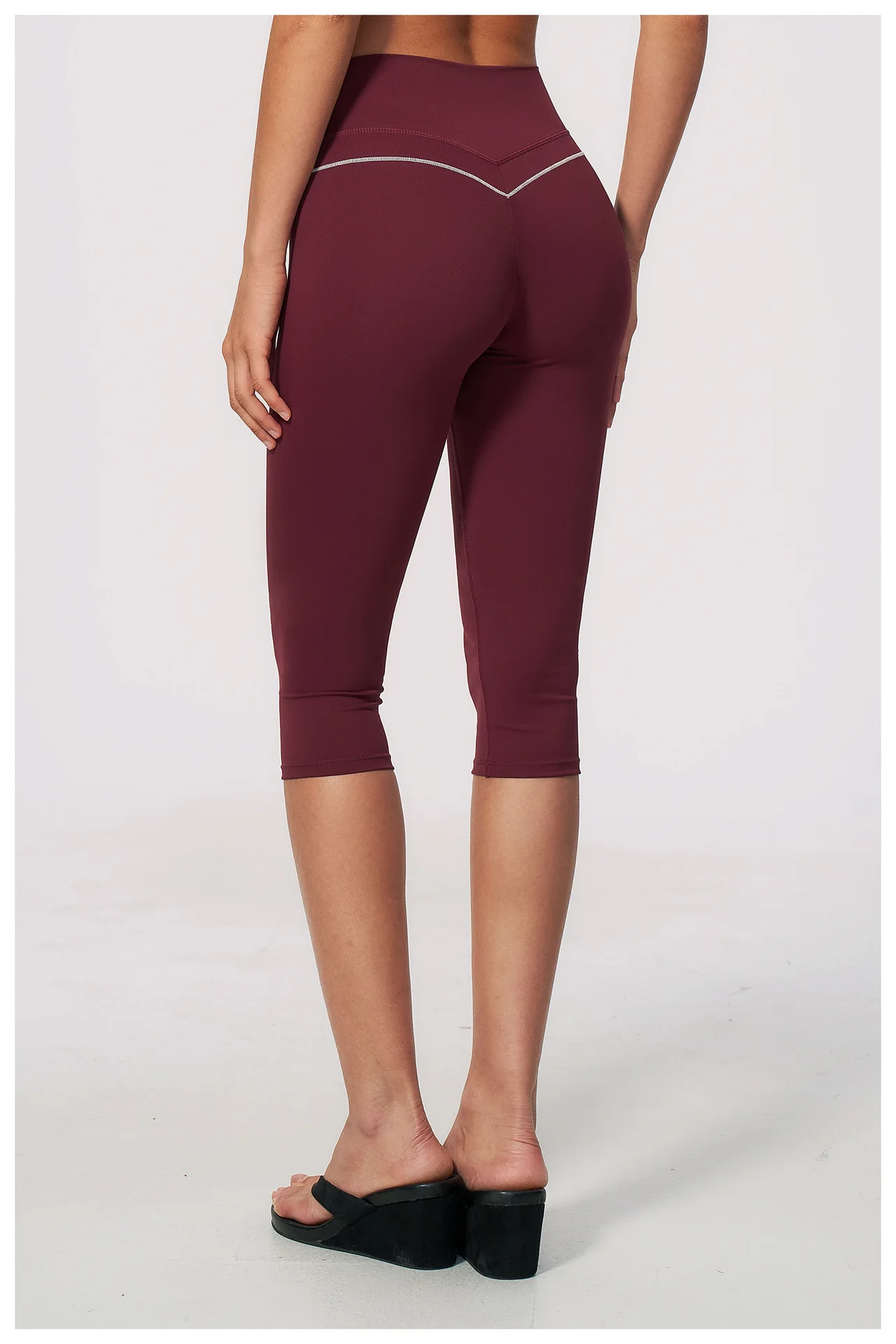 Women Breathable Sport Pants High Waist Yoga Tight Black Color Yoga Shorts Cycling Shorts Quick Dry Workout Fitness Shorts