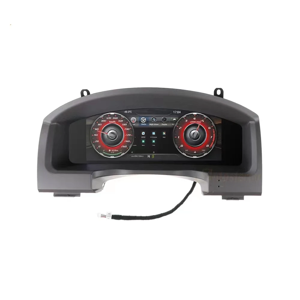 Android 9.0 Car LCD Meter instrument dashboard screen Car GPS Navigation For Toyota Land Crusier 2008-2015 Multimedia player view 2