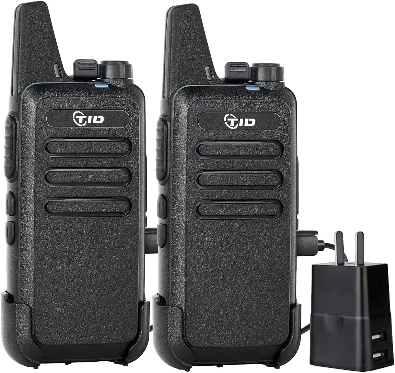 TIDRADIO 2PCS Mini Walkie Talkies Portable Ham Radio Work scenario Handheld Wireless 22 Channels 𝐓𝐲𝐩𝐞-C Rechargea TD-M8S