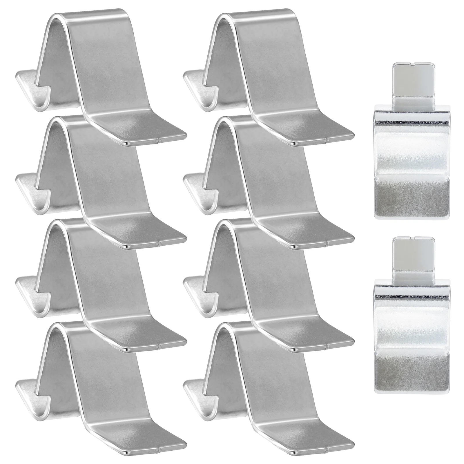 

10Pcs Metal File Cabinet Shelf Clips Heavy Duty Support Durable Bookcase Shelving Cabinet Shelf Clips Metal Pegs