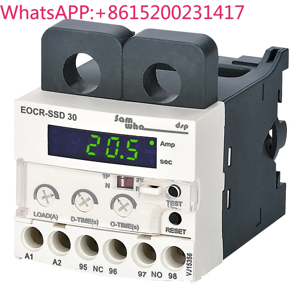 

EOCRSSD Digital Display Motor Water Pump Fan Protector EOCR-SSD Electronic Thermal Relay 220V380V