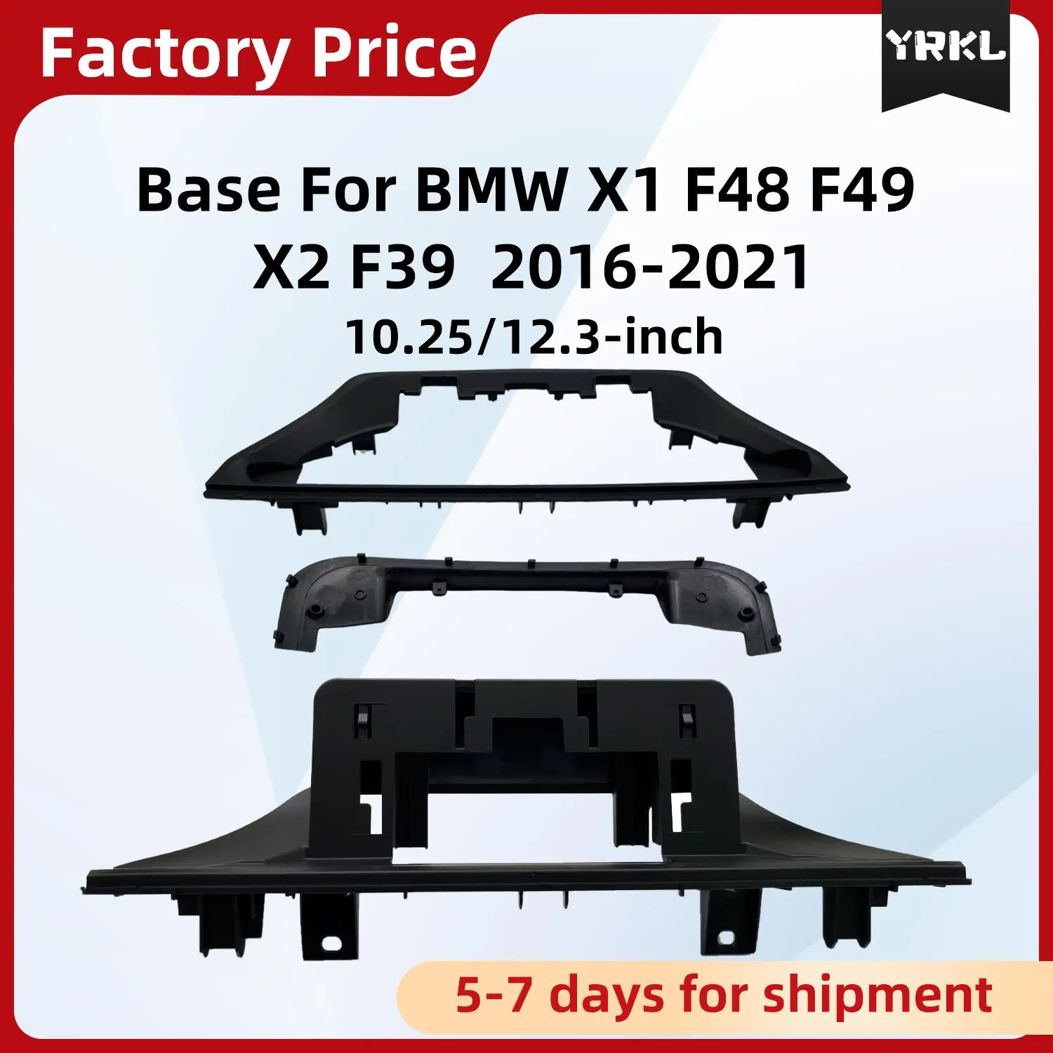 

For BMW X1 F48 F49 X2 F39 2016-2021 Car Multimedia Player Car Radio Navigation Reverse Image installation Bracket Base