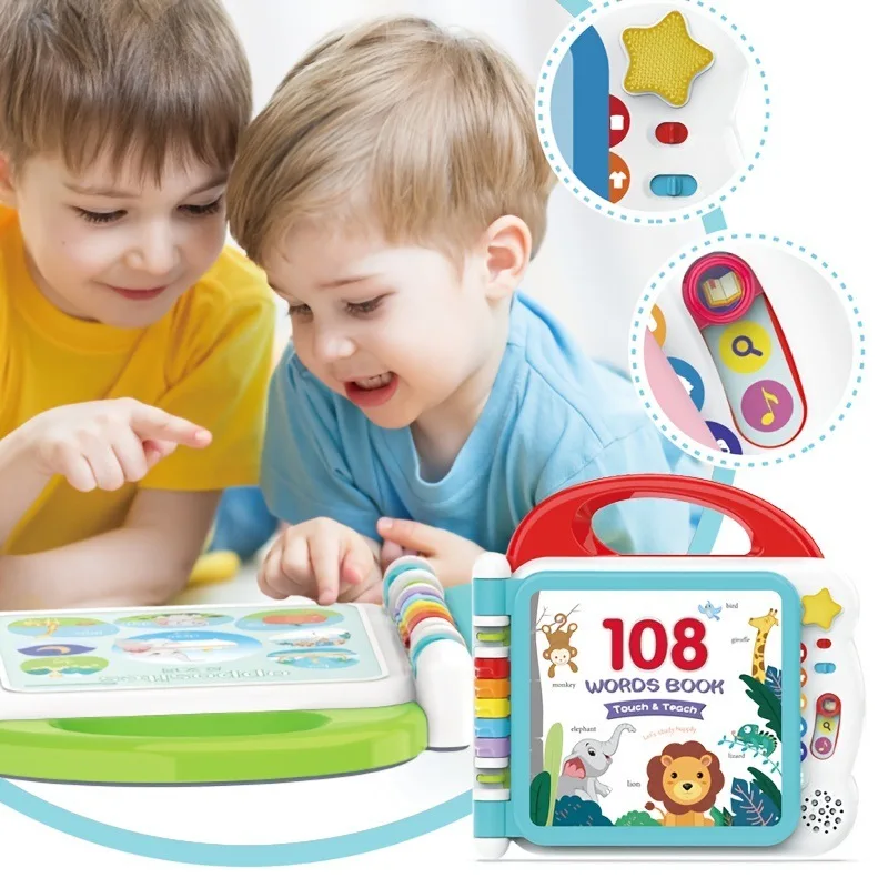 English Enlightenment Early Education Learning Machine Children\'s Audio Book Toy Reading Baby Reading Machine