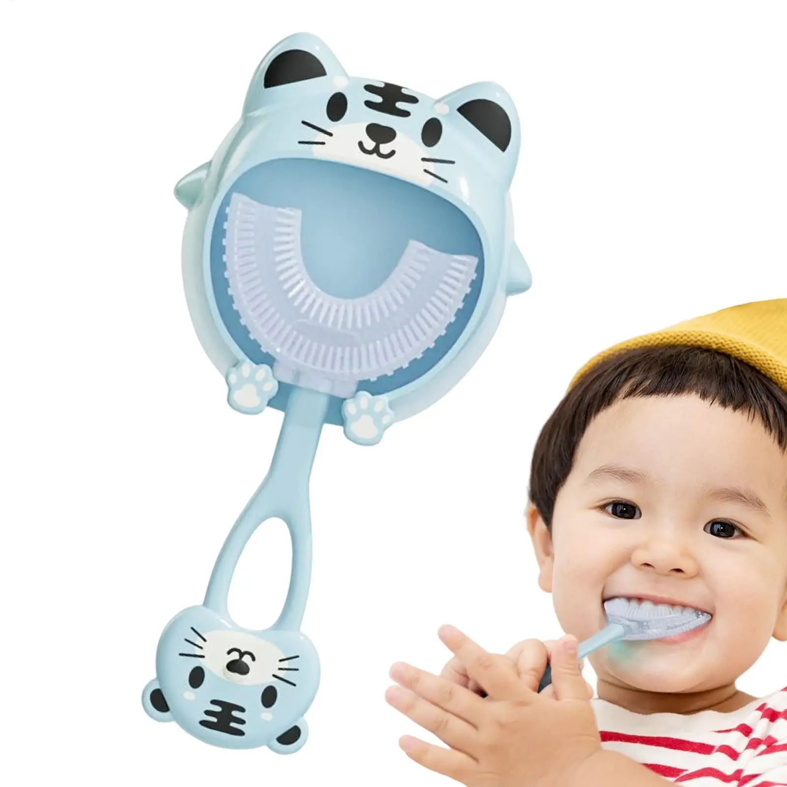 Baby Soft Toothbrush Silicone Baby Teething Toys Toothbrush  Infant Tooth Teeth Clean Brush Self-Soothing Soft Teething Toy